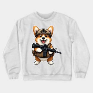 Tactical Corgi Crewneck Sweatshirt